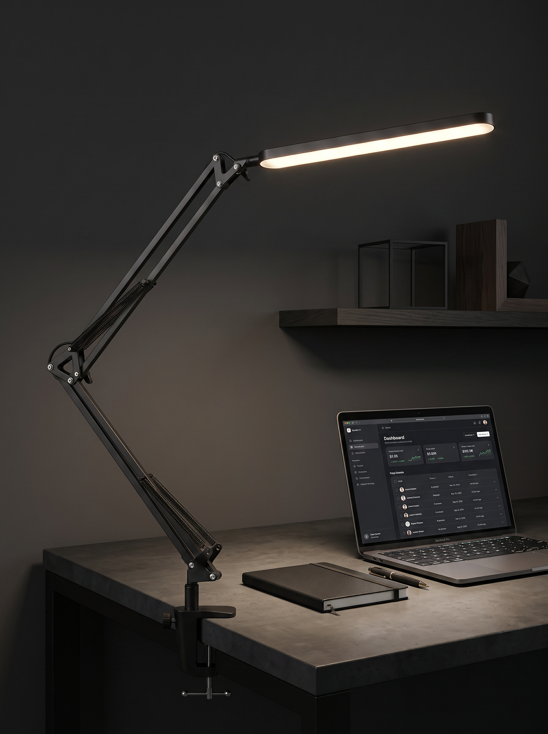 Noctrum Arc – Nauwkeurige Verlichting Voor Diepe Concentratie