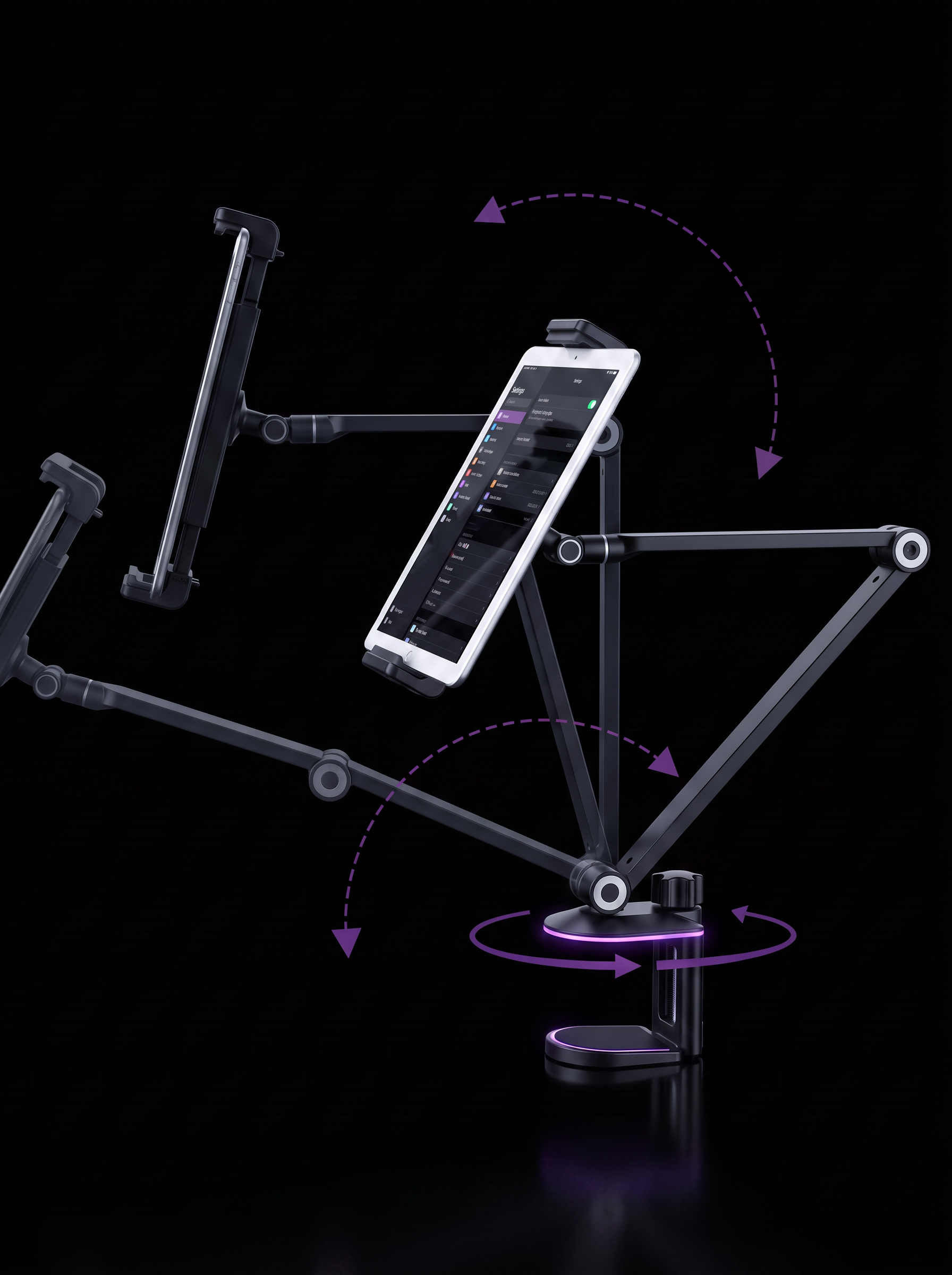 Noctrum Reach — Verstelbare Telefoon- & Tablethouder voor Bureau