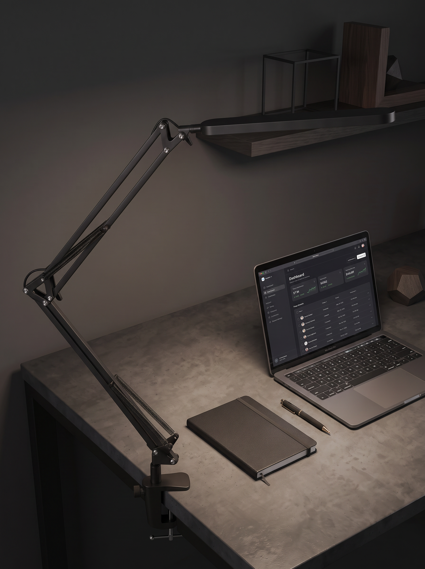 Noctrum Arc – Nauwkeurige Verlichting Voor Diepe Concentratie