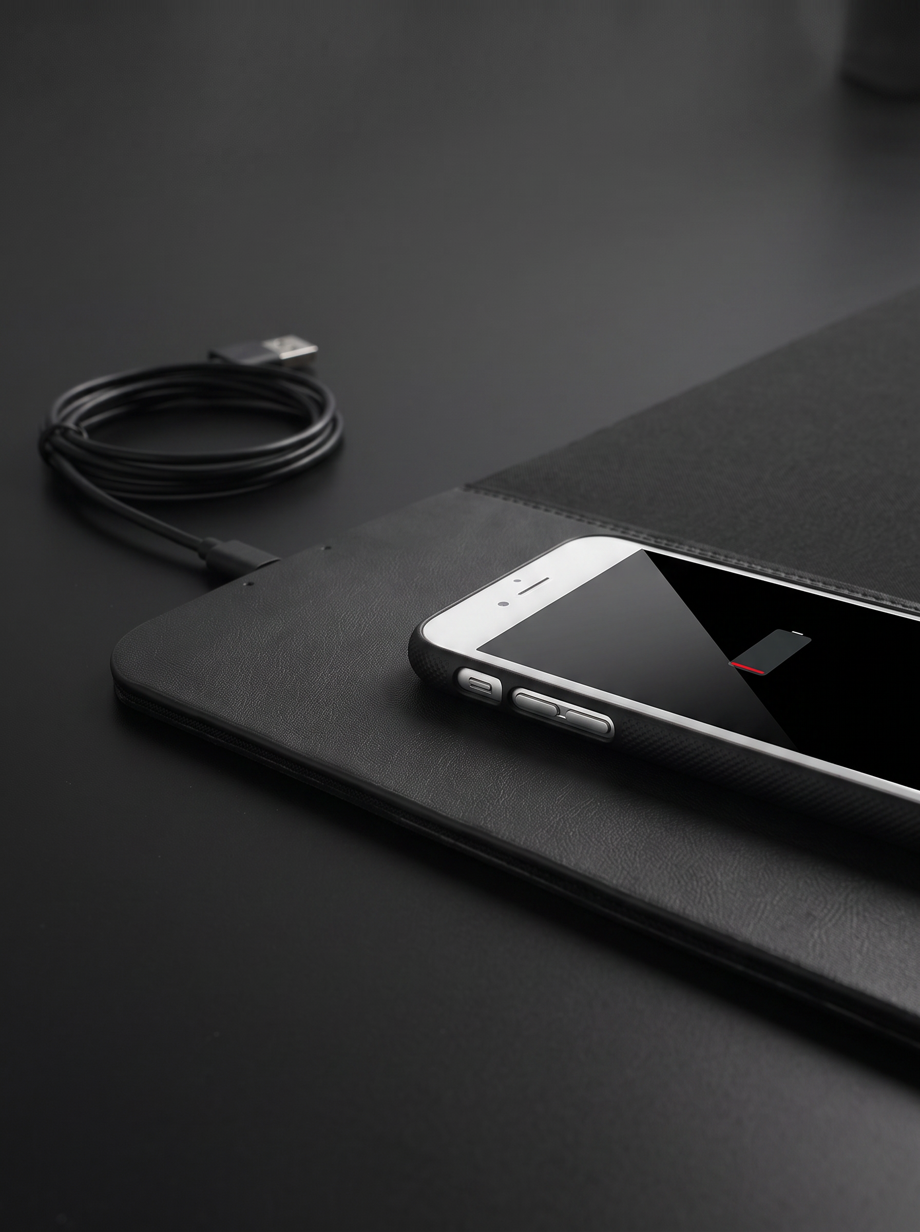 Noctrum ChargePad - Groot Formaat Muismat met Oplaadstation